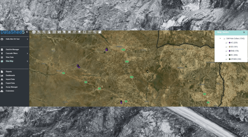 datashed 5 map view