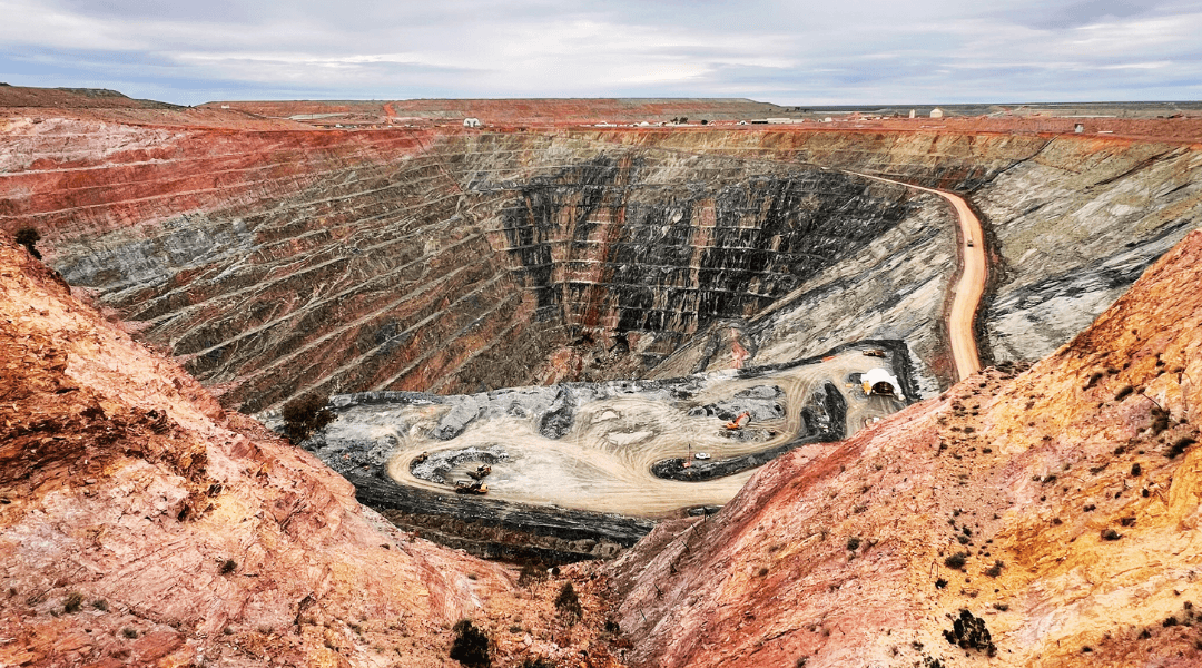 open mining pit