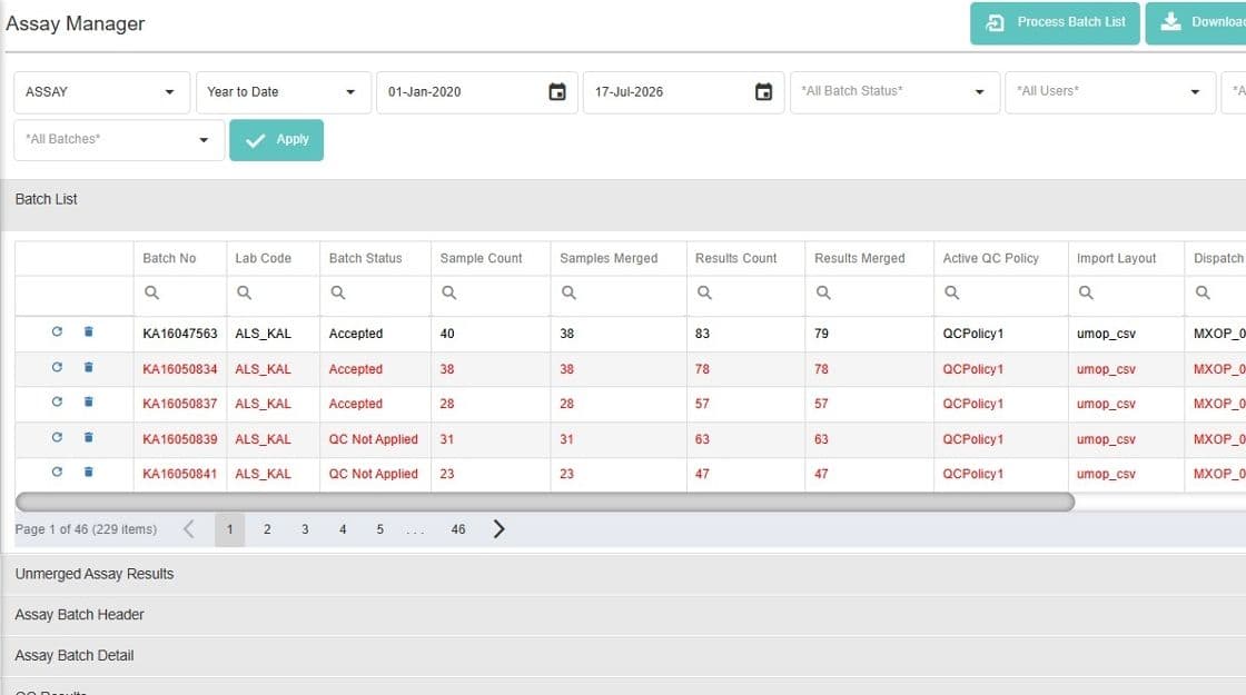 datashed assay manager