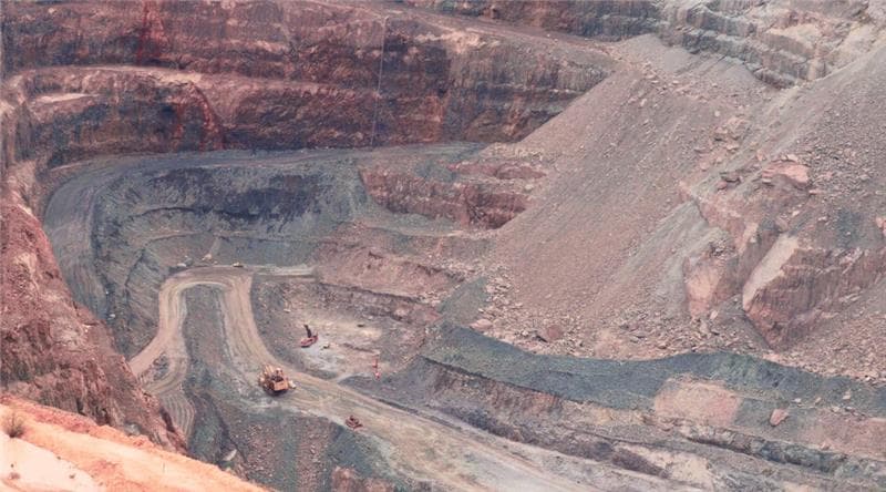 open pit mining