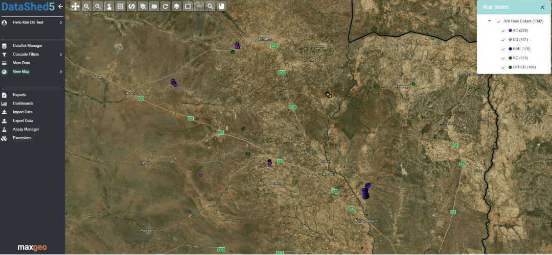 datashed5 mapview